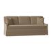 Fairfield Chair Kelsey 93" Square Arm Slipcovered Sofa w/ Reversible Cushions, Bamboo in Green | 41 H x 93 W x 38.5 D in | Wayfair