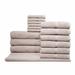 Latitude Run® Apolo Rice Effect 16 Piece Turkish Cotton Towel Set Terry Cloth/Turkish Cotton in Gray | Wayfair 181B7CC3489C42158C412D2B99680775