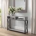 Hugley Accent Table, Console, Entryway, Narrow, Sofa, Living Room, Bedroom, Metal | 30.5 H x 47.25 W x 9 D in | Wayfair