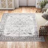 Brown/Gray 63 x 0.32 in Area Rug - Kelly Clarkson Home Ingrid Oriental Light Gray/Charcoal/White Area Rug Polypropylene | 63 W x 0.32 D in | Wayfair