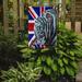 The Holiday Aisle® English Union Jack British Flag 2-Sided Garden Flag, Polyester in Gray/Blue | 15 H x 11 W in | Wayfair