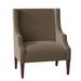 Wingback Chair - Fairfield Chair Bixby 34.5" Wide Wingback Chair Polyester in Red/Gray | 44 H x 34.5 W x 29.5 D in | Wayfair