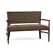 Fairfield Chair Garland 49.5" Square Arm Settee, Wood in Green/Brown | 34 H x 49.5 W x 24 D in | Wayfair 8747-40_9508 63_Walnut