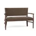 Fairfield Chair Garland 49.5" Square Arm Settee, Wood in Brown | 34 H x 49.5 W x 24 D in | Wayfair 8747-40_9508 17_Tobacco