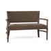 Fairfield Chair Garland 49.5" Square Arm Settee, Wood in Brown | 34 H x 49.5 W x 24 D in | Wayfair 8747-40_3157 73_Tobacco