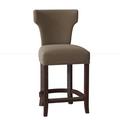 Fairfield Chair Ardmore 26.5" Counter Stool Wood/Upholstered in Brown/Gray/Green | 42 H x 20 W x 22.5 D in | Wayfair 8329-C7_ 8794 70_ Espresso