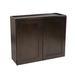 Design House Fully Assembled 27x36x12 in. Shaker Style Kitchen Wall Cabinet 2-Door in Espresso Maple in Brown | 36 H x 27 W x 12 D in | Wayfair