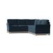 Blue Reclining Sectional - Wildon Home® Bevins 108" Wide Cotton Corner Sectional | 40 H x 108 W x 96 D in | Wayfair