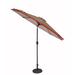 Longshore Tides Arciszewski 9' Market Umbrella Metal in Red/Brown | 90 H in | Wayfair 1F2DB3CBD3E6440A8B8228EC09D49060