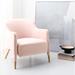 Armchair - Mercer41 Skye 72.39Cm Wide Armchair Velvet/Fabric in Pink | 29 H x 28.5 W x 27.2 D in | Wayfair 55868F830CB940AC8E270803BCBEF832