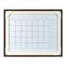 Gracie Oaks Reclaimed Crosshatch Wood Frame Calendar Board Wood in White | 20.3 H x 16.3 W x 1.1 D in | Wayfair B560F18602B94CA2BA5D9DB8BF2E1BA4