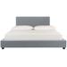 Joss & Main Orsina Standard Bed Upholstered/Linen in Gray | 34 H x 66.5 W x 91.5 D in | Wayfair 6EE6360435A947D09DCE047F20638D02