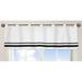 Sweet Jojo Designs Hotel Curtain Striped Cotton Tailored 54" Window Valance 100% Cotton in Black | 15 H x 54 W x 0.75 D in | Wayfair