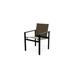 Telescope Casual Tribeca Café Stacking Patio Dining Chair Sling in Black | 34 H x 24 W x 24.5 D in | Wayfair 1T7847601
