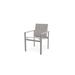 Telescope Casual Tribeca Café Stacking Patio Dining Chair Sling in Gray | 34 H x 24 W x 24.5 D in | Wayfair 1T7Y23101