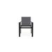 Telescope Casual Tribeca Café Stacking Patio Dining Chair Sling in Black | 34 H x 24 W x 24.5 D in | Wayfair 1T7887201