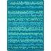 Gray 46 x 0.5 in Area Rug - Joy Carpets Static Electricity Abstract Tufted Light Blue Area Rug Nylon | 46 W x 0.5 D in | Wayfair 1725B-03