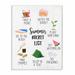 Red Barrel Studio® 'Summer Bucket List Seasonal Items Food Word Design' by Daphne Polselli - Graphic Art Print, in Black/Brown/Green | Wayfair