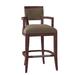 Fairfield Chair Keller 30" Bar Stool Wood/Upholstered in Red/Gray/Green | 43 H x 22.5 W x 22.5 D in | Wayfair 6068-06_ 9508 97_ MontegoBay