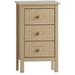 Rosecliff Heights Albrecht 3 - Drawer Solid Wood Nightstand Wood in White | 31.89 H x 18.7 W x 14.17 D in | Wayfair