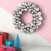 Hashtag Home Shiny & Matte Ball Wreath in Gray | 12 H x 12 W in | Wayfair HLDY1393 30425392