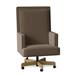 Fairfield Chair Somerset Executive Chair Wood/Upholstered in Gray/Black/Brown | 44 H x 28 W x 31 D in | Wayfair