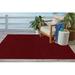 Red Rectangle 9' x 16' Area Rug - Latitude Run® Runner Floral Braided Indoor/Outdoor Area Rug Polypropylene | Wayfair
