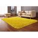 Yellow 84 x 60 x 2 in Area Rug - Everly Quinn Mcnulty Handmade Tufted Cotton Area Rug Cotton | 84 H x 60 W x 2 D in | Wayfair