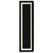 Orren Ellis Gunnur 1 - Light LED Dimmable Flush Mounted Sconce Metal in Black | 17 H x 8 W x 4 D in | Wayfair B68BE4FDC22741B7987725883F0A492B