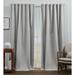 Latitude Run® Danes Marabel Lined Solid Room Darkening Rod Pocket Curtain Panels Polyester in Gray/Brown | 96 H in | Wayfair