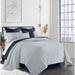 Latitude Run® Acampo Comforter Set Polyester/Polyfill/Cotton Percale in Blue/Navy | Twin Comforter + 1 Sham + 1 Throw Pillow | Wayfair