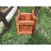 Foundry Select Wood Elevated Planter Wood in Brown | 17 H x 12 W x 12 D in | Wayfair DCA0E100661B42A3BC575703AB078087