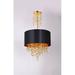 Rosdorf Park Swanigan 6 - Light Unique Drum Chandelier Textile/Metal in Yellow/Black | Wayfair F3E2D12CD79F44389082C0A68D1B31B8