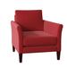 Armchair - Red Barrel Studio® Garysburg 31.75" Wide Armchair Polyester/Other Performance Fabrics in Red/Brown | 33 H x 31.75 W x 36.75 D in | Wayfair