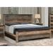 Loon Peak® Meigs Low Profile Standard Bed Metal in Brown | 55.25 H x 81.5 W x 86.25 D in | Wayfair 1F2EA22A9BA14F259315806761FC7F8E