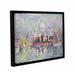 Vault W Artwork 'Santa Maria Della Salute, 1908' by Paul Signac Framed Painting Print on Wrapped Canvas Canvas, in Blue/Pink | 8 H x 2 D in | Wayfair