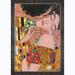 Vault W Artwork The Kiss by Gustav Klimt - Picture Frame Print on Canvas Metal in Orange/White/Yellow | 40 H x 28 W x 2 D in | Wayfair