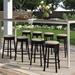 Three Posts™ Coggeshall Swivel Patio Bar Stool w/ Cushion in Brown | 26 H x 17 W x 17 D in | Wayfair 9AE7A097AE694757994A40D4B8CF8588