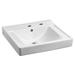 American Standard Decorum White Vitreous China Rectangular Wall Mount Bathroom Sink w/ Overflow | 5 H x 20 W x 18.25 D in | Wayfair 9024011EC.020