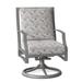 Woodard Seal Cove Swivel Patio Dining Chair w/ Cushion | 37.75 H x 24 W x 26.5 D in | Wayfair 1X0472SB-72-23M