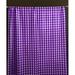 Rosalind Wheeler Lombard Gingham Room Darkening Outdoor Rod Pocket Single Curtain Panel Polyester in Black/Indigo | 120 H in | Wayfair