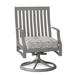 Woodard Seal Cove Swivel Patio Dining Chair w/ Cushion | 37.75 H x 24 W x 26.5 D in | Wayfair 1X0472-72-87N