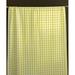 Rosalind Wheeler Lombard Gingham Room Darkening Outdoor Rod Pocket Single Curtain Panel Polyester in Black/Yellow | 63 H in | Wayfair