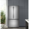 GE Profile™ 35.75" Counter Depth French Door 23.1 cu. ft. ENERGY STAR Refrigerator, in Gray | 69.875 H x 35.75 W x 31.25 D in | Wayfair PWE23KYNFS