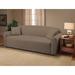 Red Barrel Studio® Jersey Box Cushion Sofa Slipcover Polyester in Gray | 40 H x 96 W x 36 D in | Wayfair 350EB33289E04119B98A43DC5DE92CD0