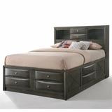 Red Barrel Studio® Lasell Storage Platform Bed Wood in Gray | 56 H x 57 W x 86 D in | Wayfair 622BBFDF653A4F92B399F74B44423E70