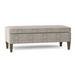 Red Barrel Studio® Congaree Upholstered Flip Top Storage Bench Upholstered in Gray | 18 H x 48 W x 21 D in | Wayfair