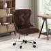Red Barrel Studio® Nomde Task Chair Upholstered in Brown | 38.5 H x 25.5 W x 26 D in | Wayfair 2DFDBAA1EE4F4F50A8BBABBD1FD16189