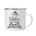 The Holiday Aisle® Renesmee Santa's Favorite Gym Fitness Camping Mug Stainless Steel in Gray/White | 2.95 H x 3.38 W in | Wayfair