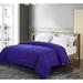 Red Barrel Studio® All Season Down Alternative Comforter Polyester/Polyfill in Indigo | 88 H x 68 W x 2 D in | Wayfair